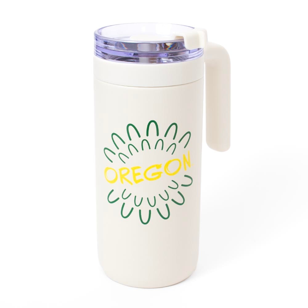 Ducks Spirit, Neil, Brown, Tumblers, Home & Auto, 16 ounce, Double Walled, Handle, Flower, 963917